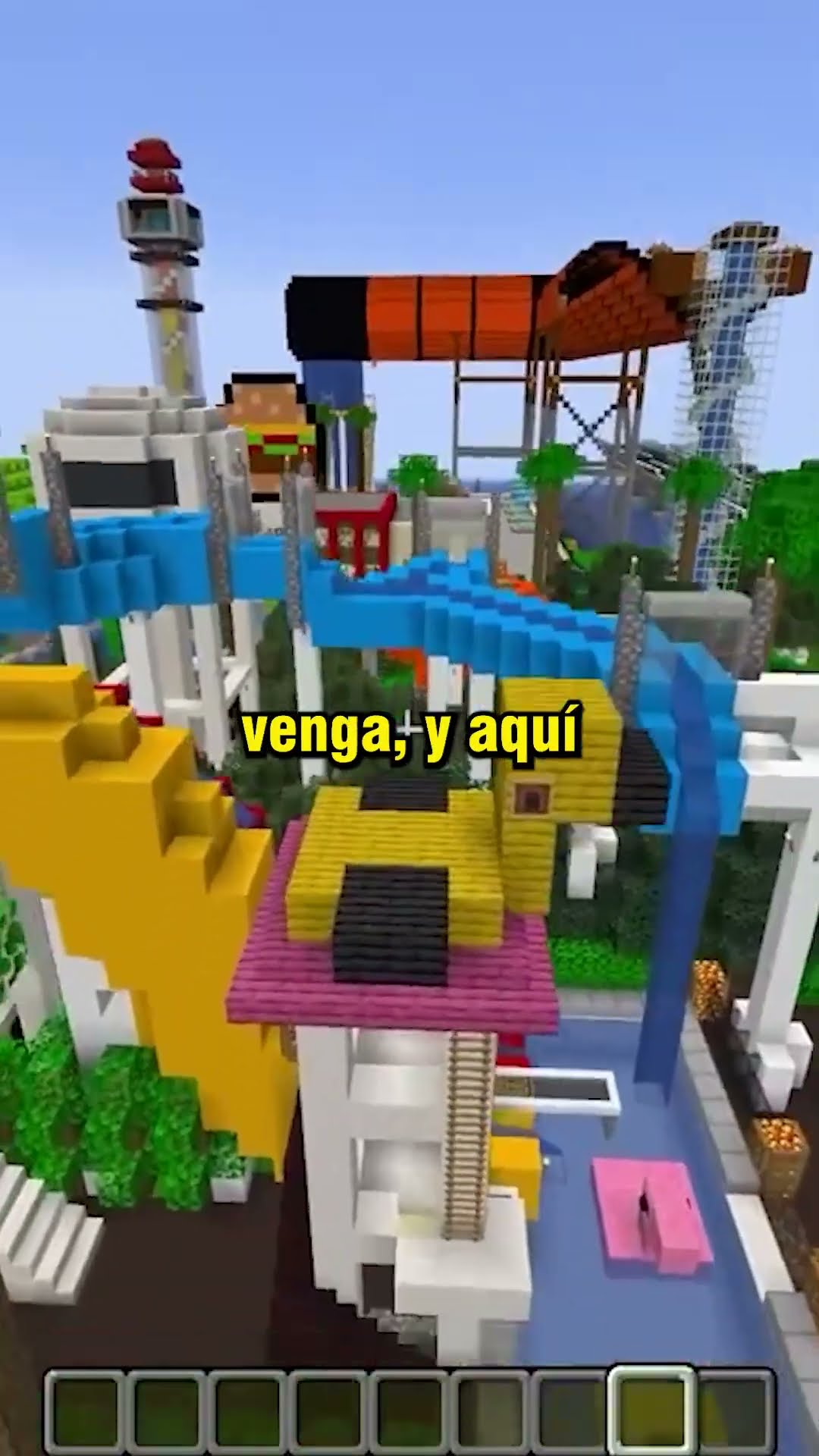 ¿Lograré terminar Mi fabuloso parque acuático en Minecraft?