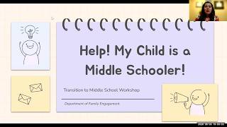 Transition to Middle School Workshop