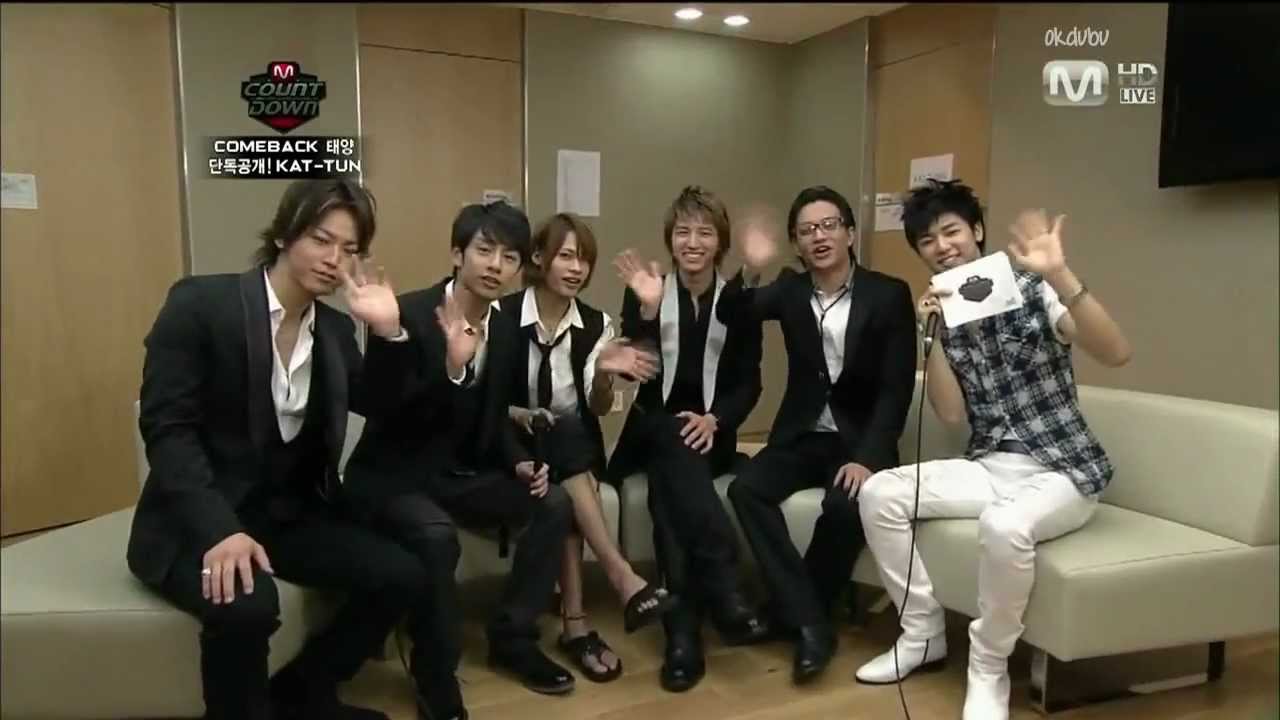 kat-tun & minhyuk on mnet countdown (eng sub)