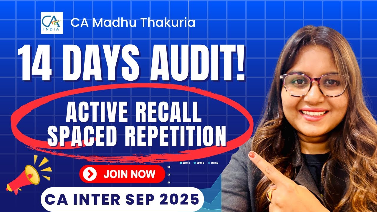 📊 SA 610 & SA 500 I Inter Audit Active Recall Batch | Day 1 Sep 2025 | CA Madhu Thakuria