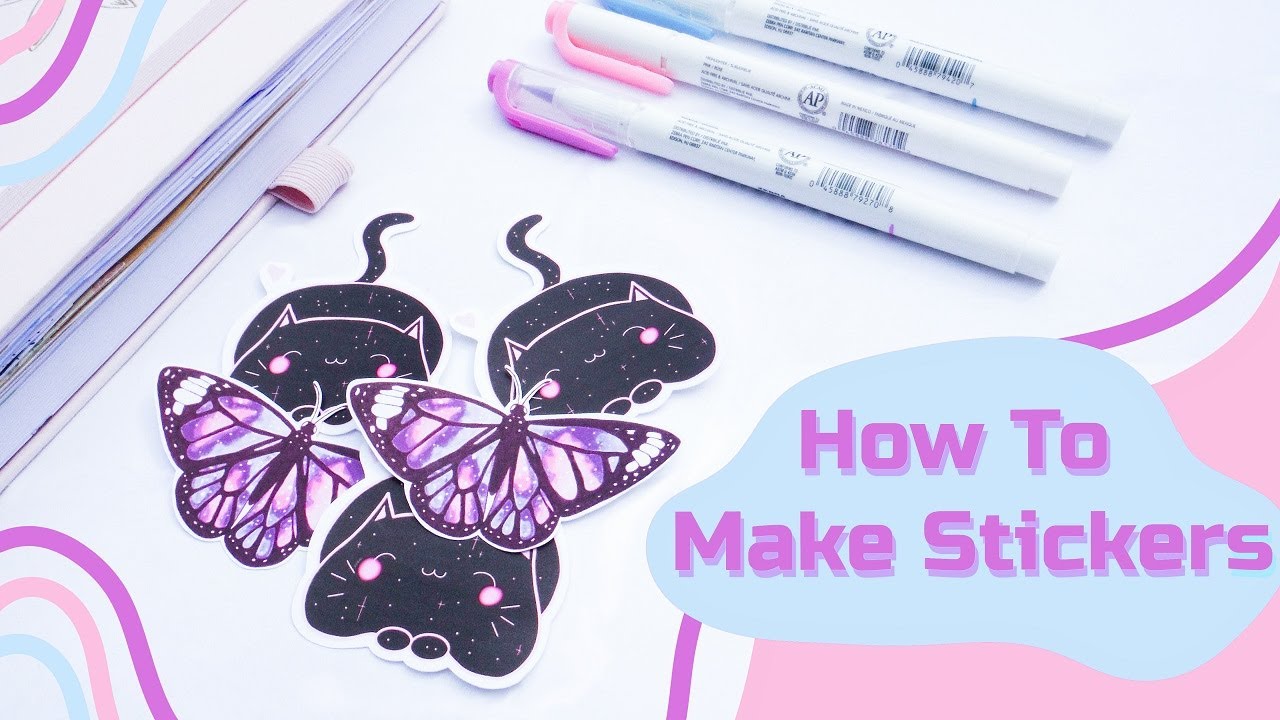 Making stickers. Making stickers