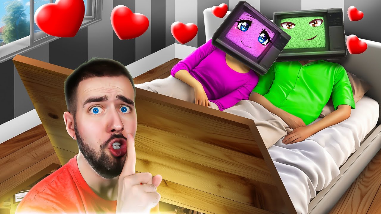 J'ai CONSTRUIT une PIÈCE SECRÈTE Pour ESPIONNER TV WOMAN et TV MAN !