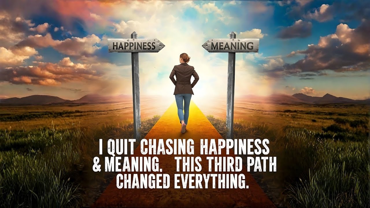 I Quit Chasing Happiness & Meaning. This Third Path Changed Everything (Psychological Richness)