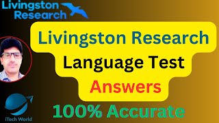 Livingston Research English Language Test Answers | Online Earning without Investment| iTech World screenshot 3