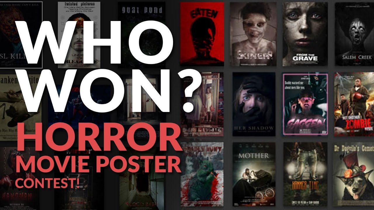 DIY Horror Movie Poster Contest WINNERS! - YouTube