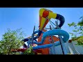 Waterslides at Donautherme Ingolstadt in Germany