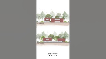 Elevation rendering #architecture #aftereffects #motiongraphics #planrendering photoshop