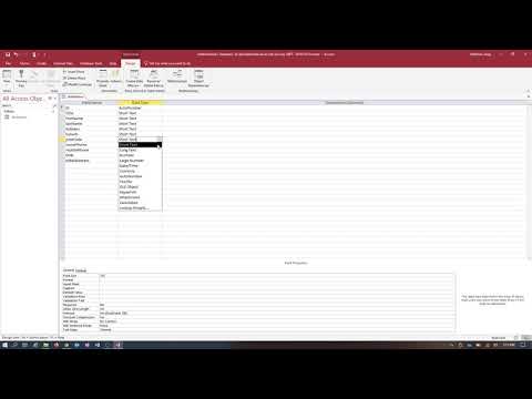 3 Formatting database fields 1