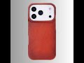 iPhone 17 Series Compatible Leather Phone Case