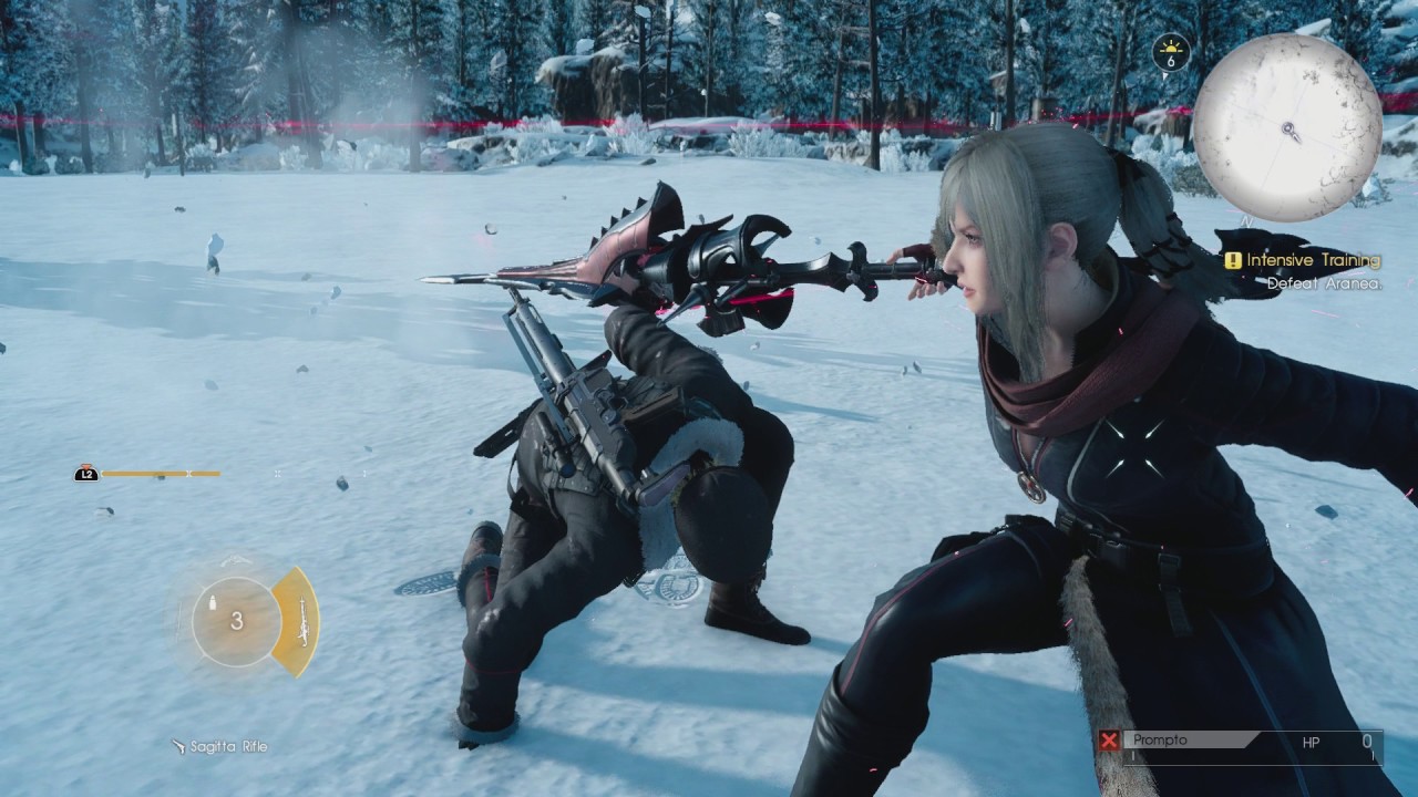 final fantasy xv aranea boss fight episode prompto 1080p 60fps