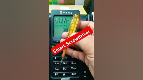 Smart Electric Tester with Screwdriver #berehamelectration2 #viralvideo #shorts #short  #electrical