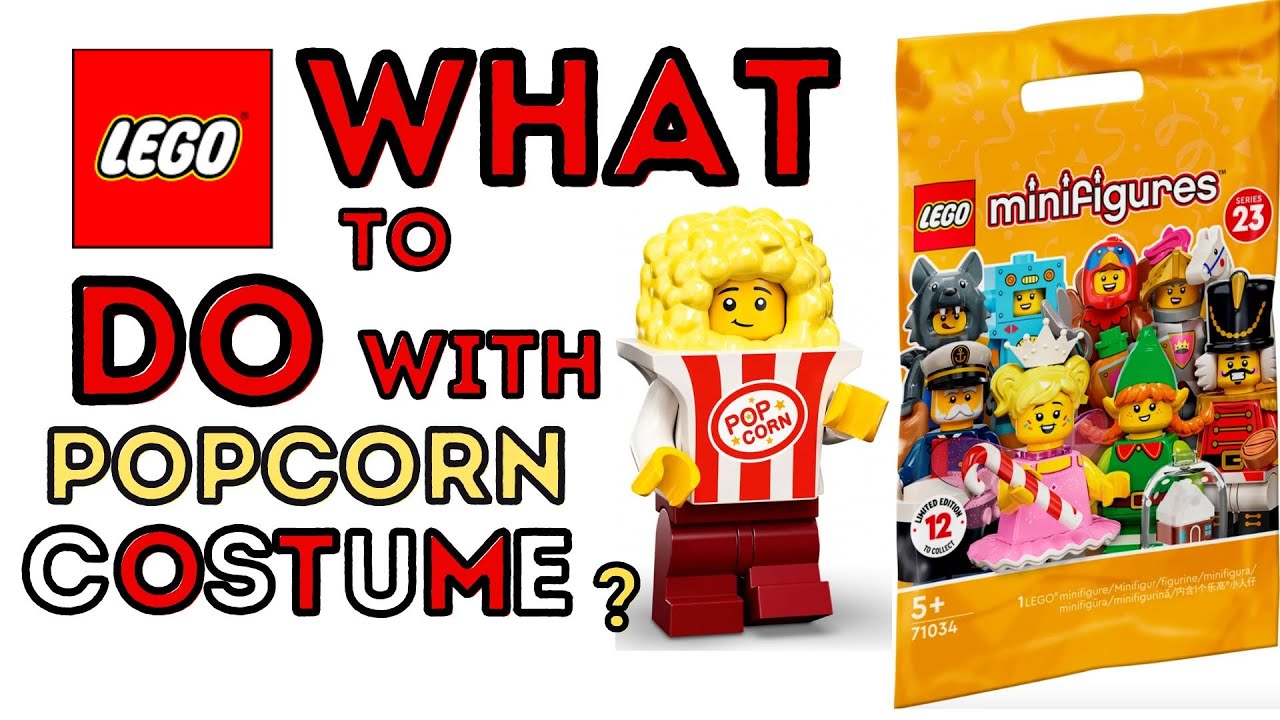 Lego Moc Minifigure Series 23 What to do with the Popcorn Costume