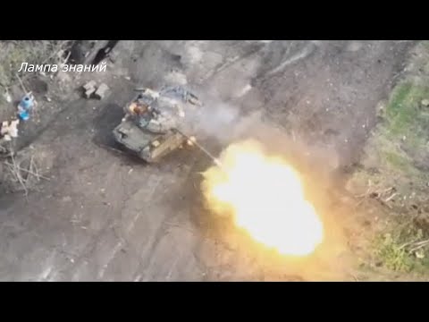 Героический бой танка Т-80 России против 3 гранатометчиков Украины