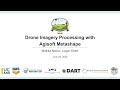 DroneCamp 2020: Drone Imagery Processing with Agisoft Metashape