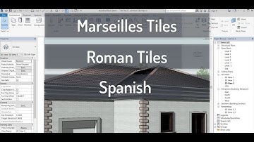 3 Roof tiles shapes ( Revit Family ) tutorial in 2020