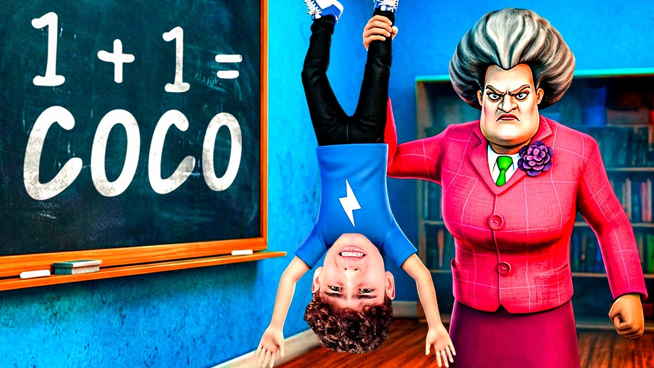 A MINHA PROFESSORA ME ODEIA, MAS ISSO FOI LONGE DEMAIS… - Scary Teacher 3D