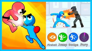 Kungfu Ragdoll | 3 Minute Gameplay Level 1-12 (Tutorial)