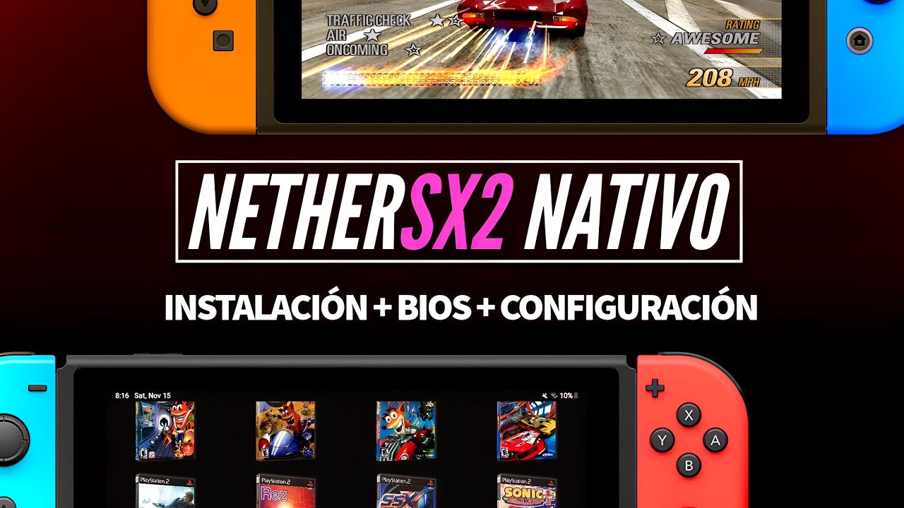 Instalar Emulador PS2 (NetherSX2) Nativo en Nintendo Switch