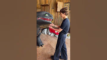Toothless At Universal Epic Universe HowToTrainYourDragon 
