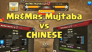 STEPHANIE & DR MUJTABA AMAZING WAR WITH CHINESE ️ CLASH OF CLANS