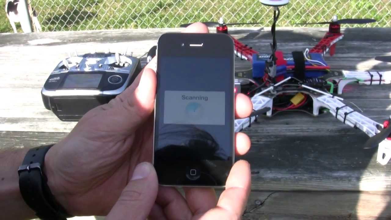 DJI Innovations Wookong M Bluetooth LED and iOS Assistant App