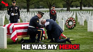 A Grieving Veteran Collapsed at His Son’s Funeral— What the Tomb Guard Did Next Left Everyone in Awe