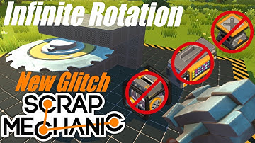 Base Defense in Scrap Mechanic / Glitch Saw Blade without using a motor!