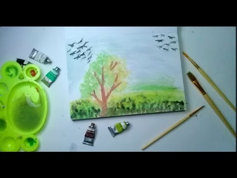  Cara  Menggambar dengan Teknik  Aquarel  Cara  Melukis  