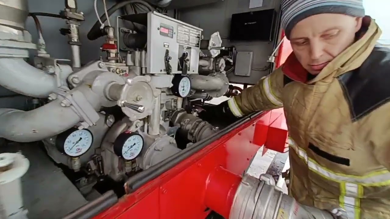 Забор воды | г-600 | водитель-стажер | тренировки