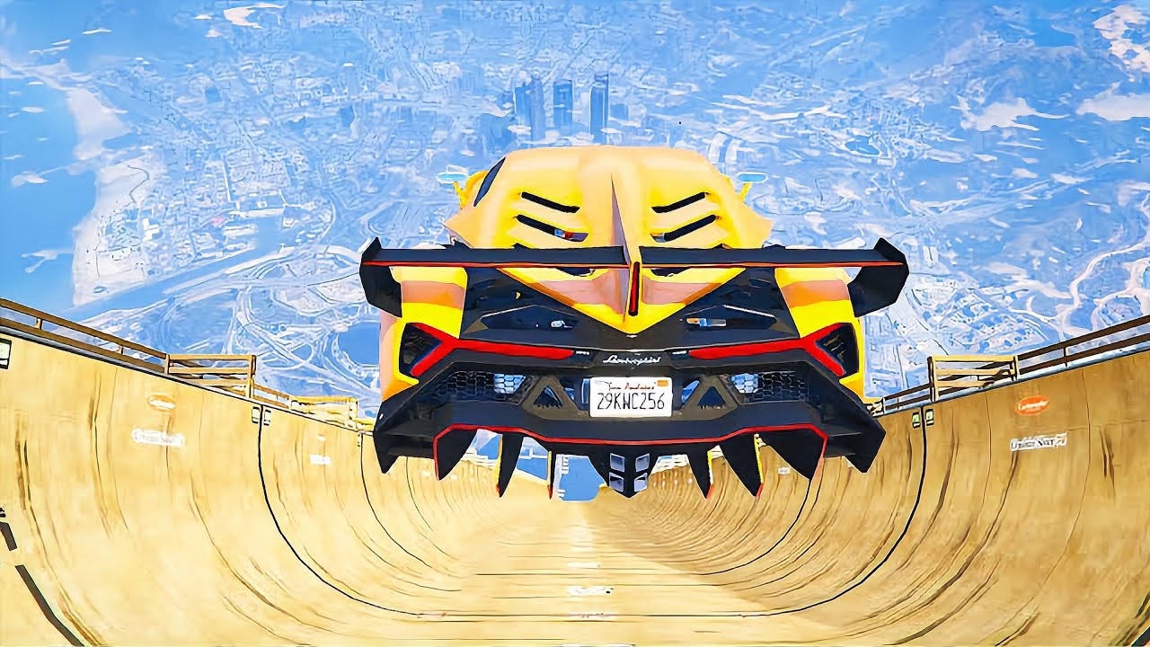Mega Ramp Madness Longest Car Jumps In GTA 5 YouTube 