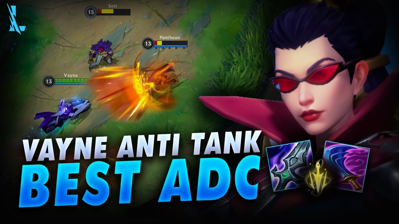 ADC Terbaik Kalau Nge Lawan Musuh Banyak Tank - Build Item Rune Vayne ...