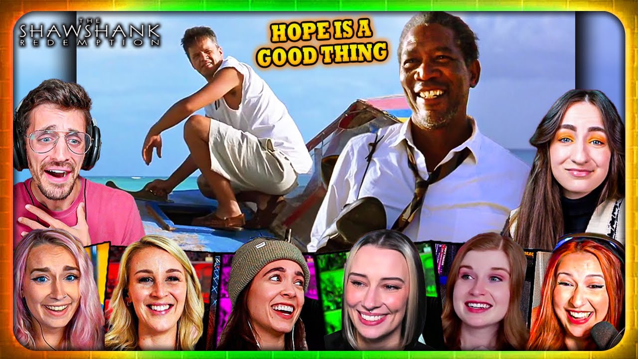 JOYFUL "Hope is a Good Thing" Reactions! The Shawshank Redemption (1994) Movie Reaction