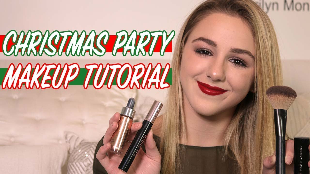 Grwm Christmas Party Makeup Tutorial Chloe Lukasiak Youtube