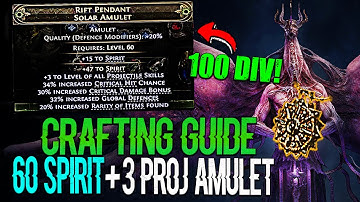 How to Craft INSANE +3 Proj Amulets for MASSIVE Profit - Abyss Crafting Guide - Path of Exile 2