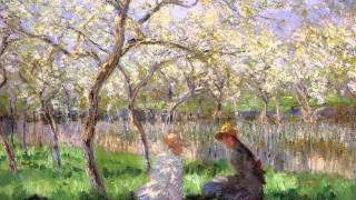 monet claude paintings famous painting artwork works artworks impressionist canvas spring springtime oil translation novels 1886 impressionism monnet garden trees