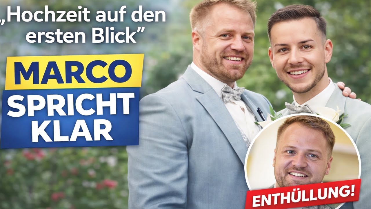 Marco packt aus! „Hochzeit auf den ersten Blick“ – Die Wahrheit hinter den Vorwürfen