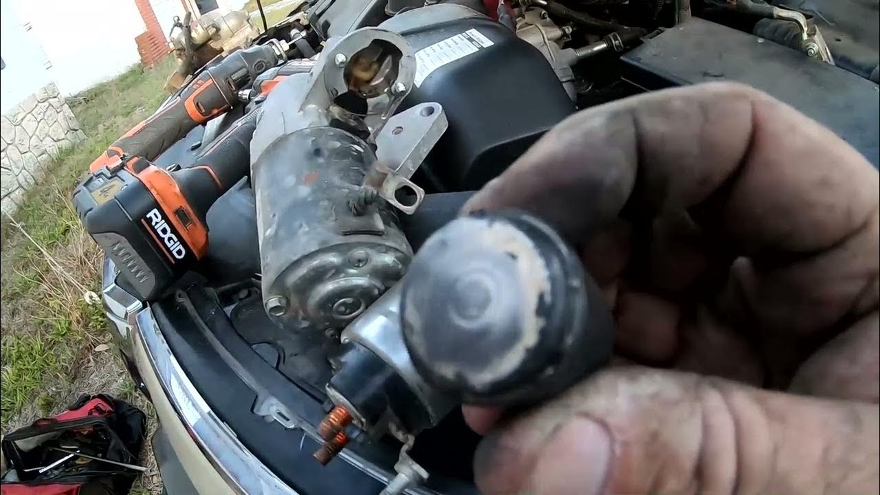 GMC SAFARI SIERRA 1500 2500 3500 SAVANA STARTER CLICKING BUT NOT