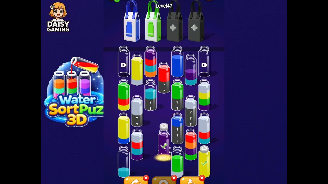 Water SortPuz 3D Level 47 Walkthrough