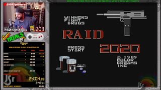 #75: Raid 2020 Speedrun in 14:08! (NES Unlicensed Game) | The AVGN Trials of JSR