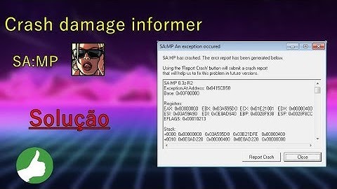 [SOLUÇÃO] Crash - Damage Informer [ SAMP 0.3.7-R2 ]