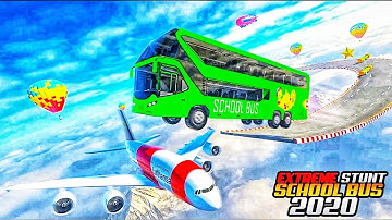 School Bus Stunt Driving - Mega Ramp Impossible  Bus - Android Gameplay