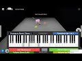 Playing piano on mobile roblox