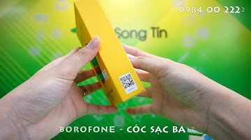 BOROFONE Cóc Sạc Nhanh BA17 1 Cổng USB