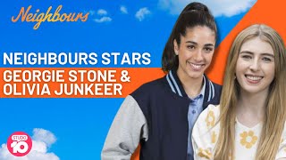 Neighbours Stars Georgie Stone & Olivia Junkeer | Studio 10