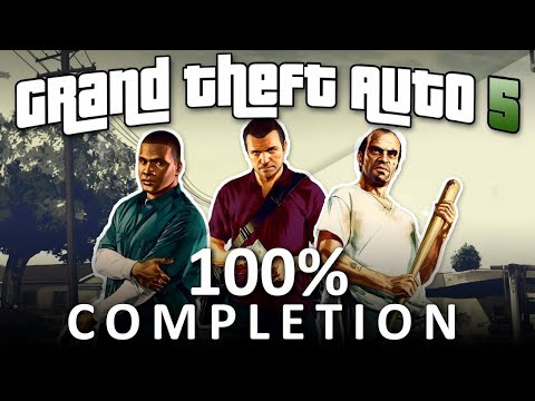 GTA V 100% Completion - Full Game Walkthrough (4K 60fps)