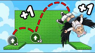 i backflip and got 2K WINSS in +1 Backflip Obby Escape Roblox
