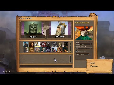 72 new duel presets mod for Heroes of Might and Magic V: Tribes of the East