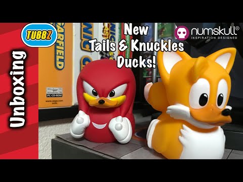 Tails and Knuckles Ducks! New TUBBZ from Numskull