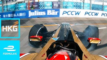 JEV Crosses Line Backwards; Takes Pole! | 2017 HKT Hong Kong E-Prix Round 1