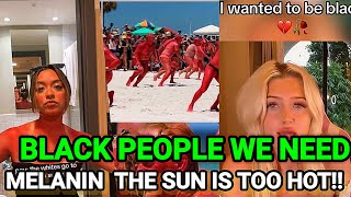 El sol pega fuerte: la gente blanca admite que quiere melanina